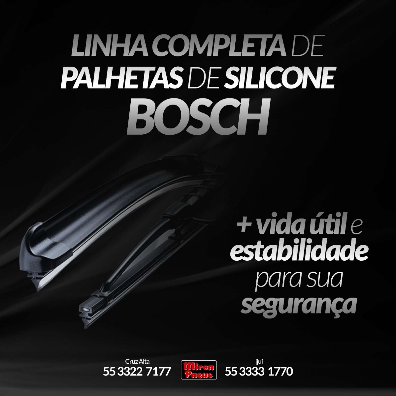 Linha Completa de Palhetas Bosch