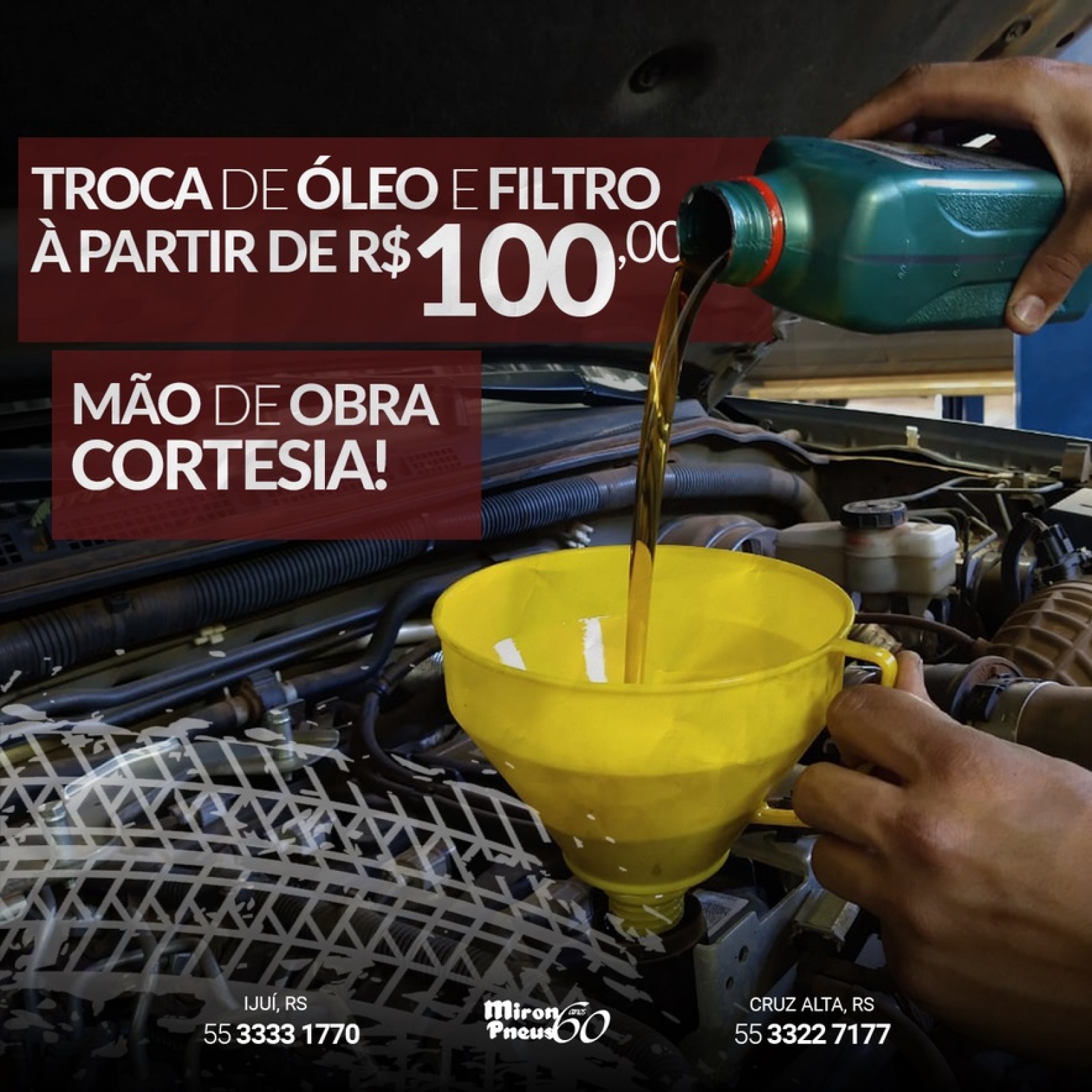 Troca de óleo e filtro