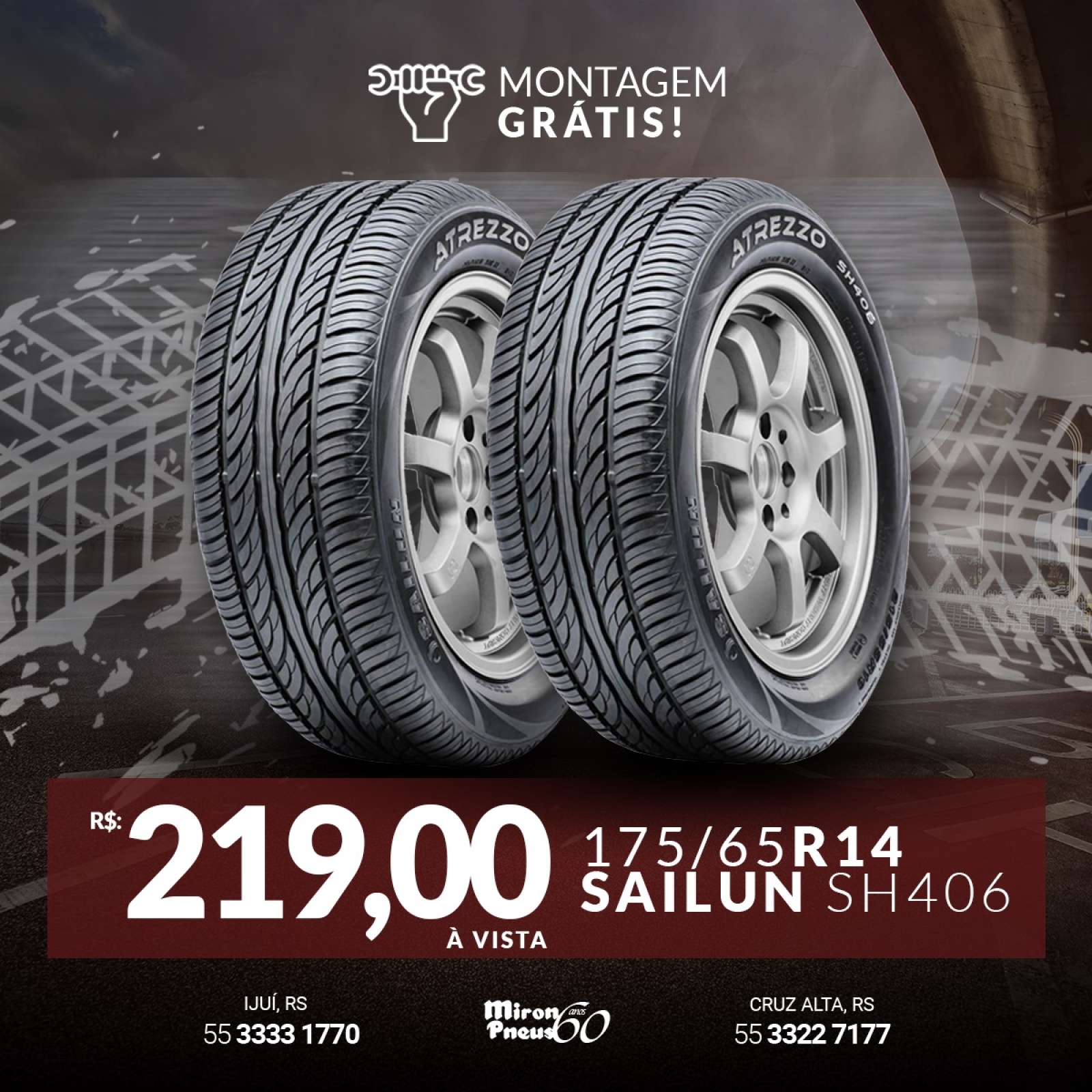 PNEU NOVO 175/65 R14 Sailun SH406