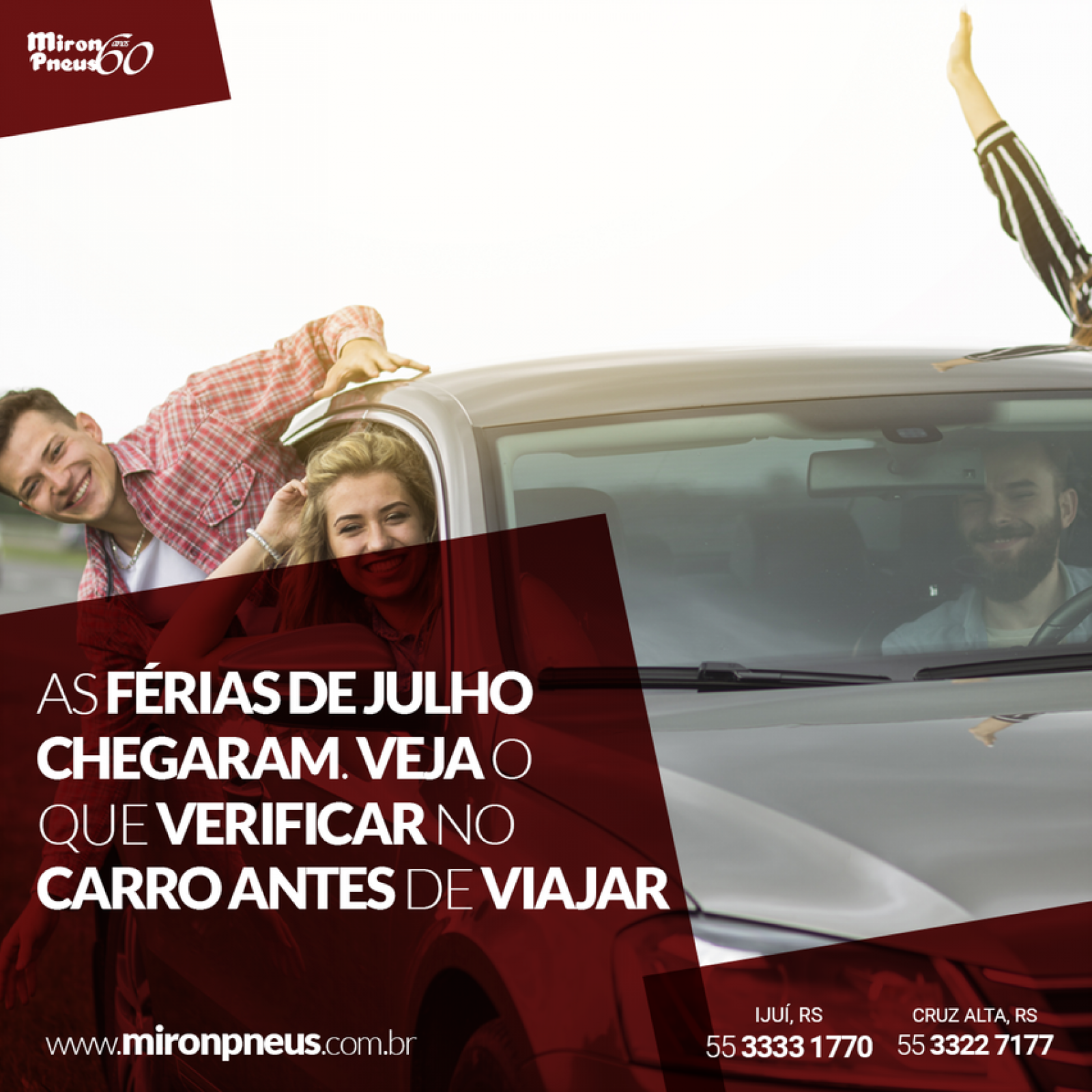 As férias de julho chegaram. Veja o que verificar no carro antes de viajar