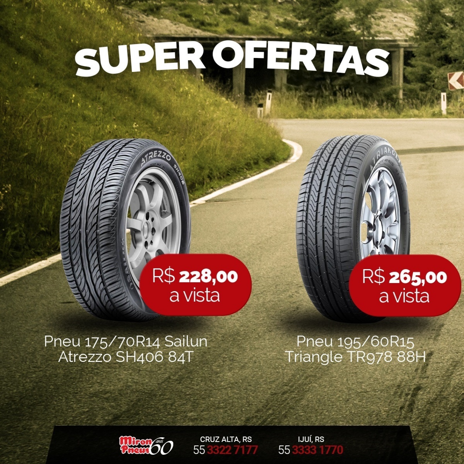 Promoção de Pneus