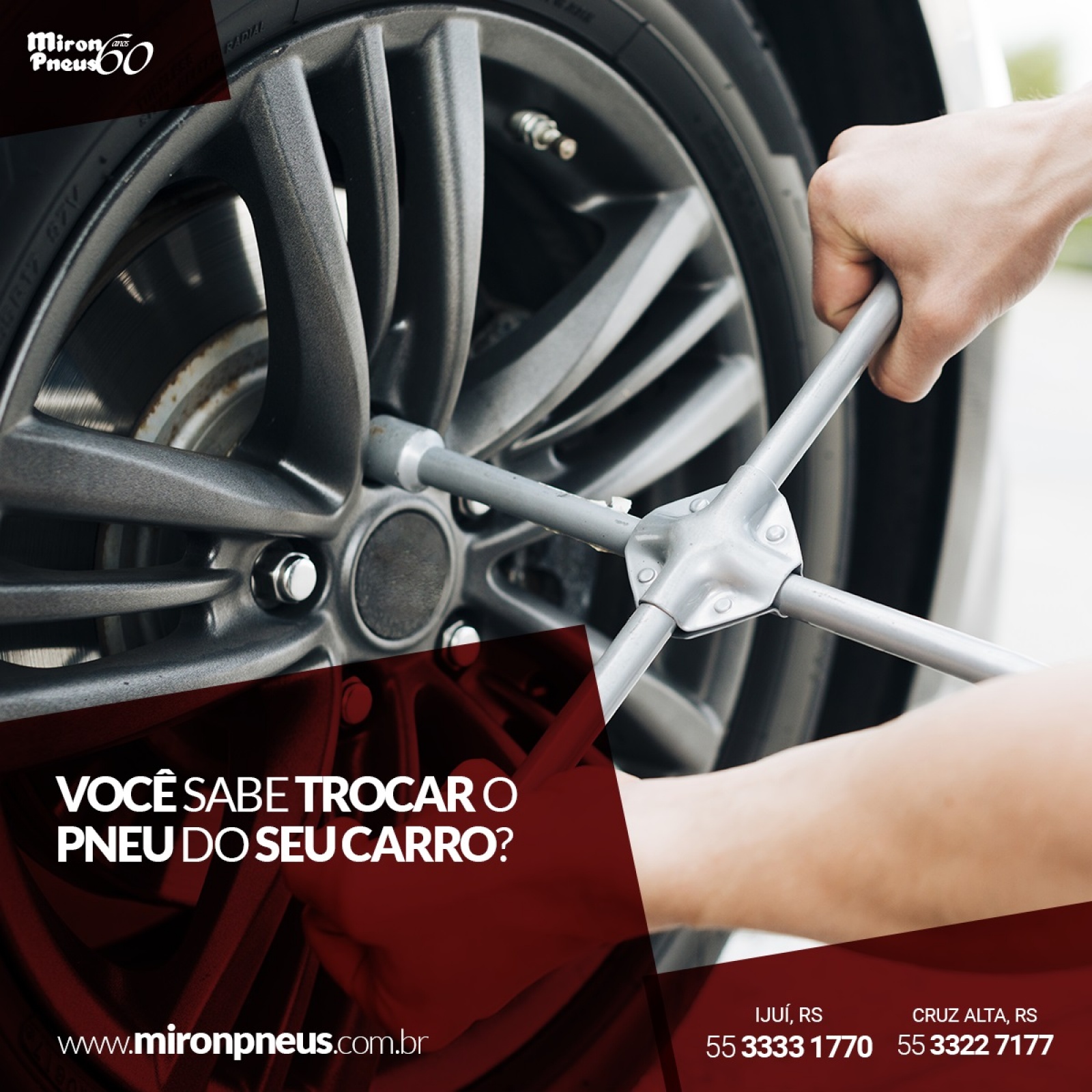 Você sabe trocar o pneu do seu carro?