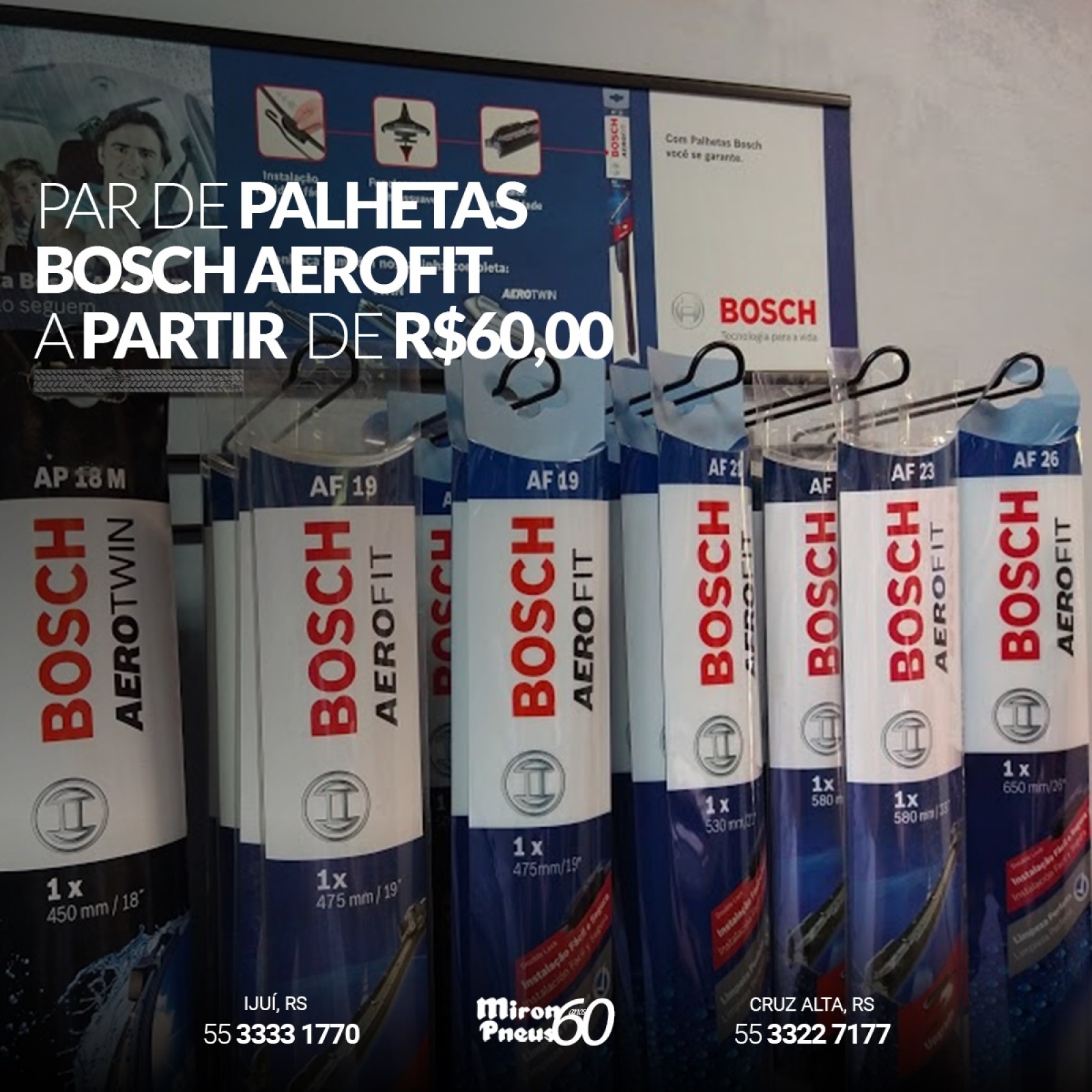 Palhetas Bosch