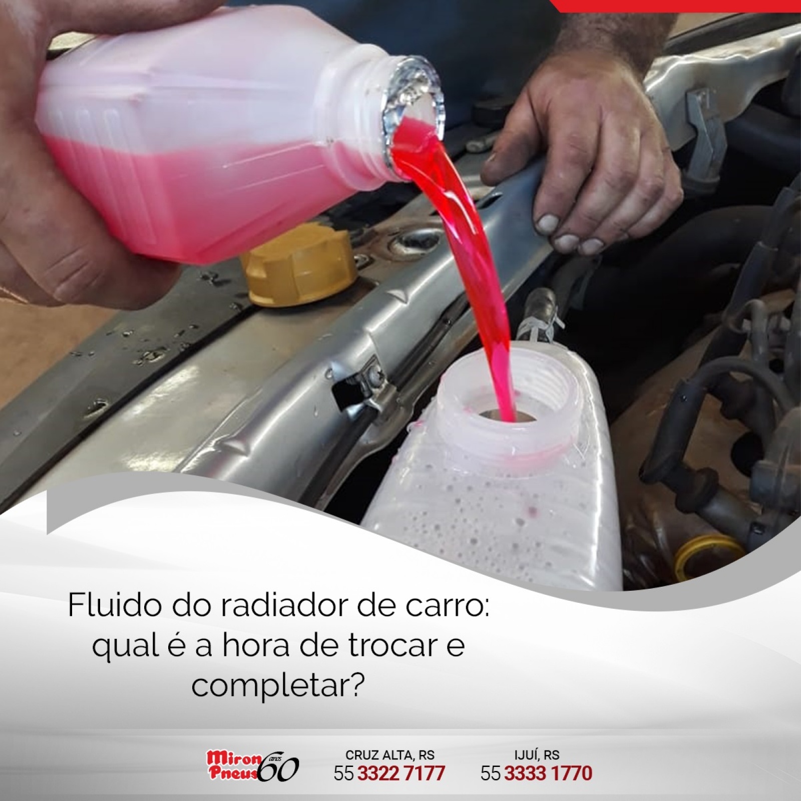 Fluído de radiador de carro: qual é a hora de trocar e completar?