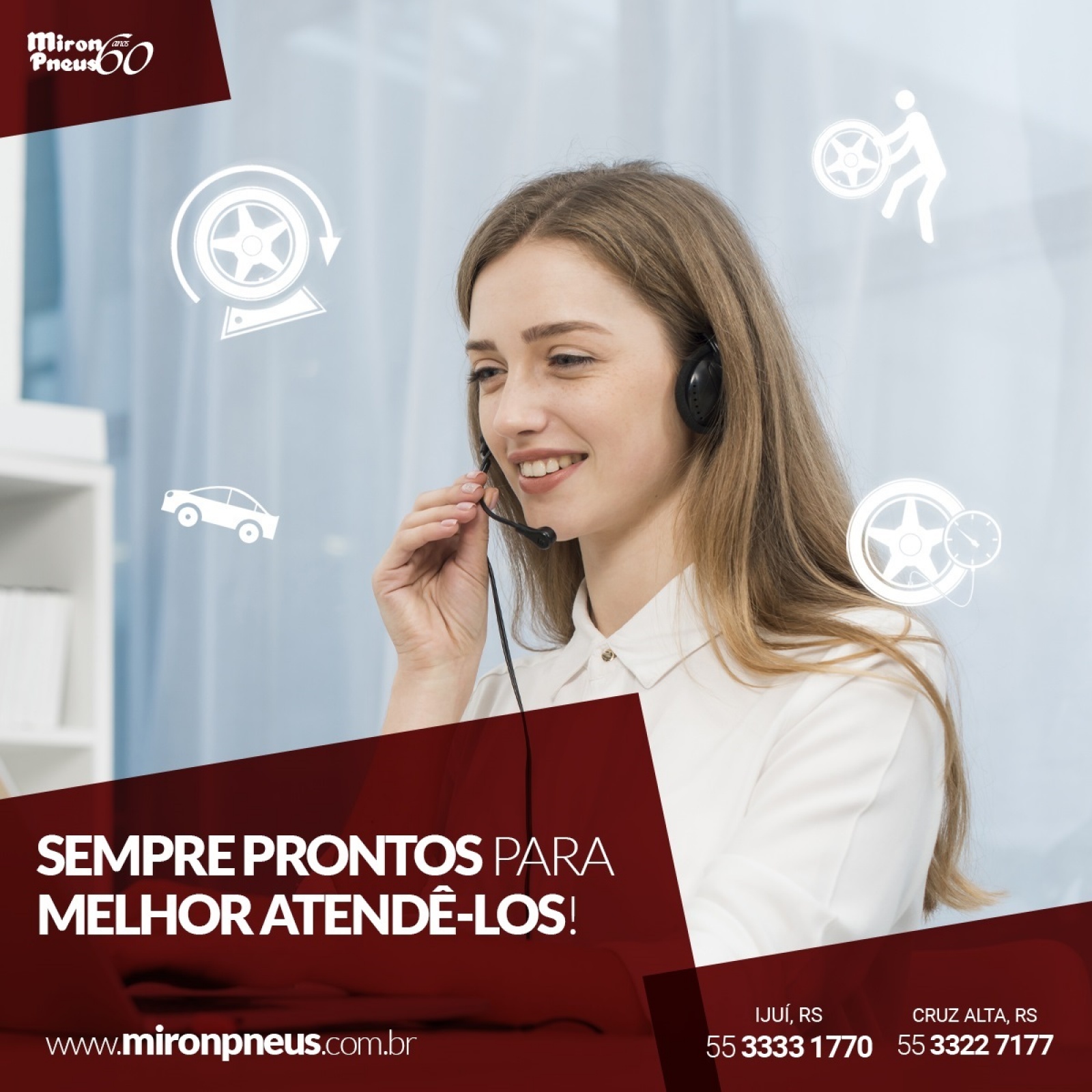 Sempre prontos para melhor atendê-los