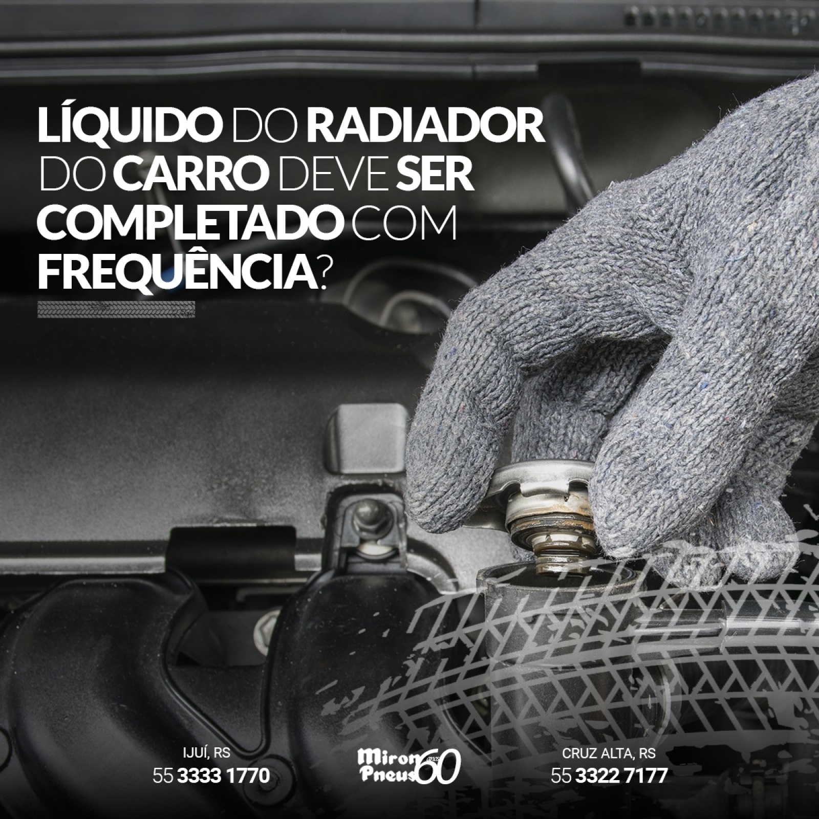 Líquido do radiador do carro deve ser completado com frequência?