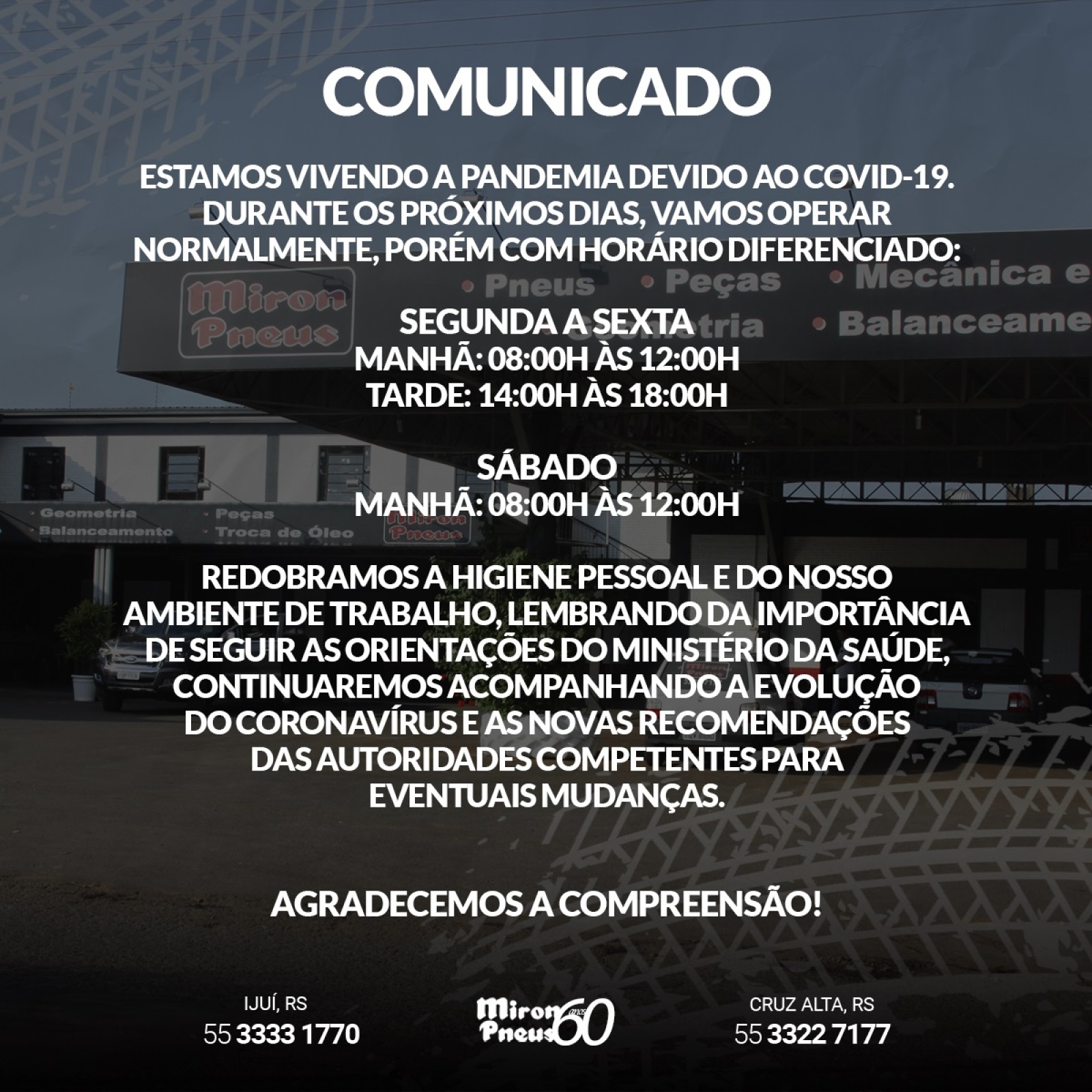 Comunicado!