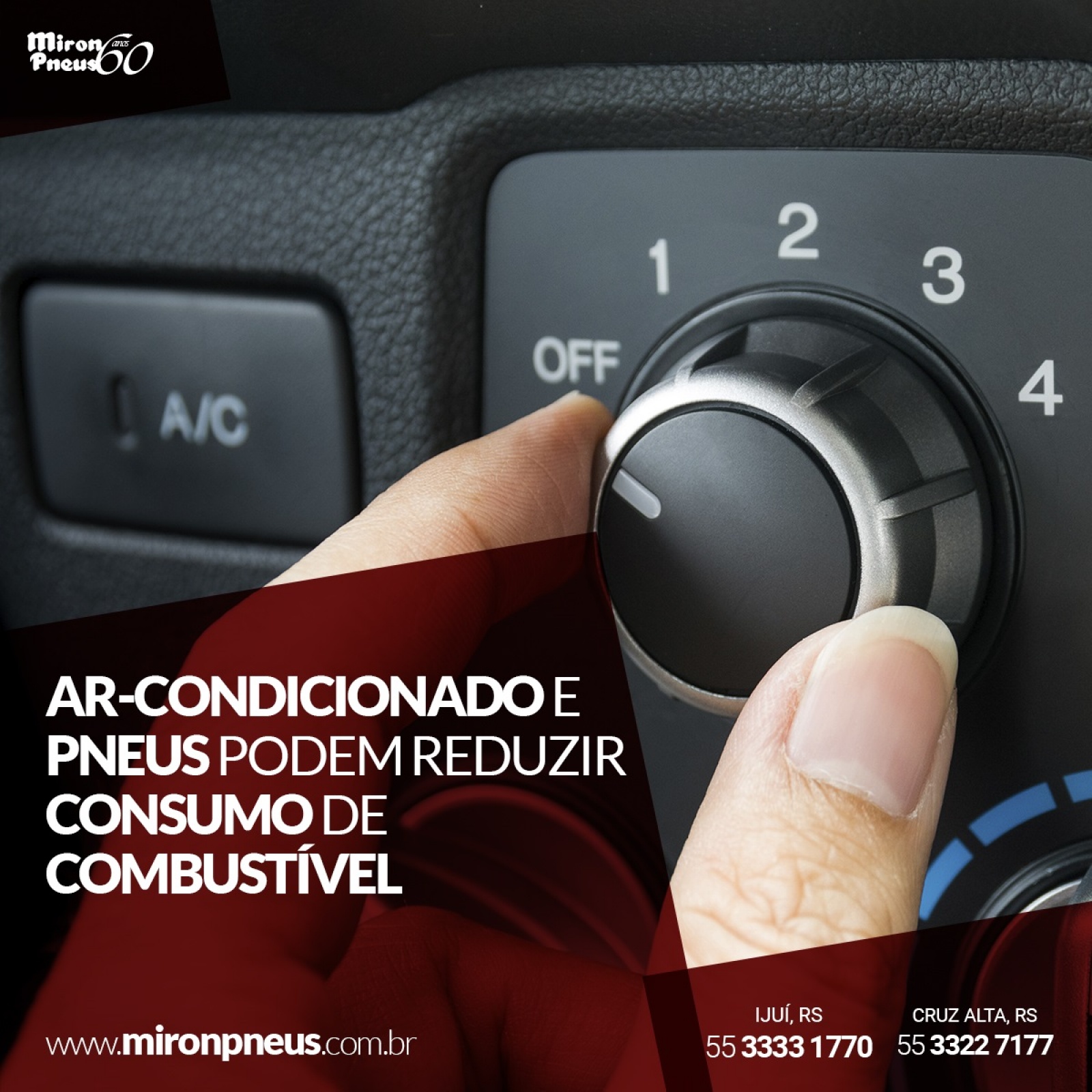 Ar-condicionado e pneus podem reduzir consumo de combustível em até 20%