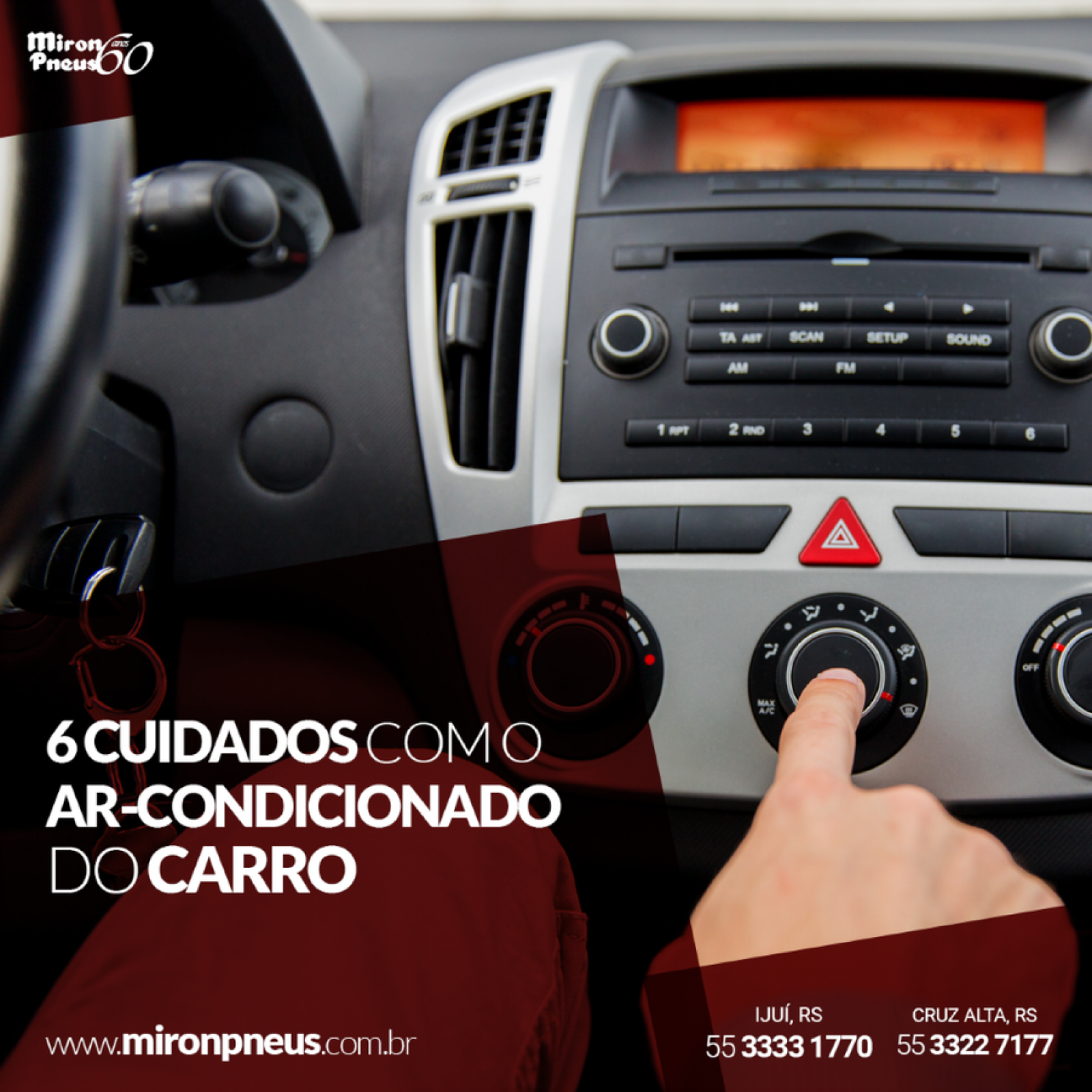 6 cuidados com o ar-condicionado do carro