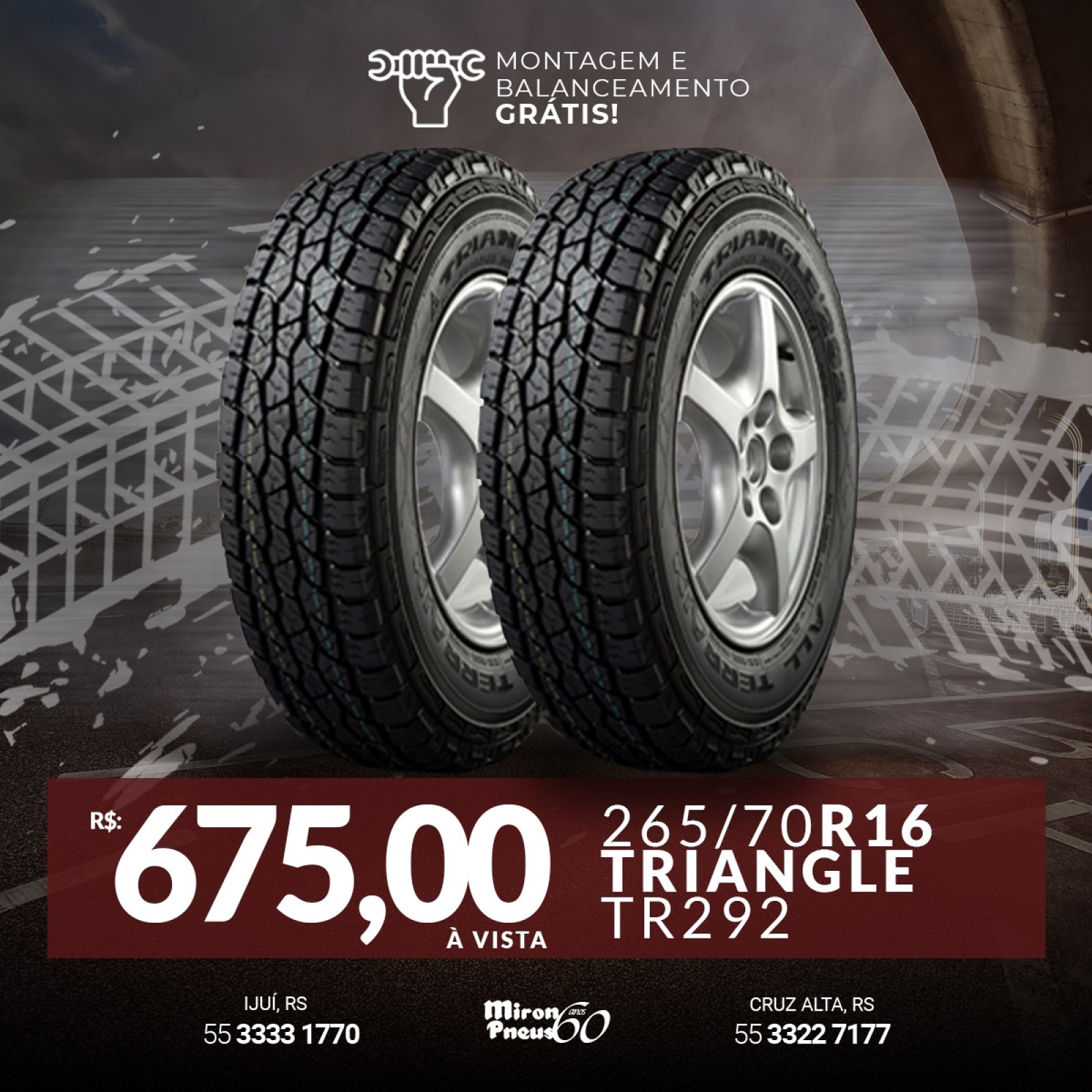 PNEU TRIANGLE TR292 265/70 R16