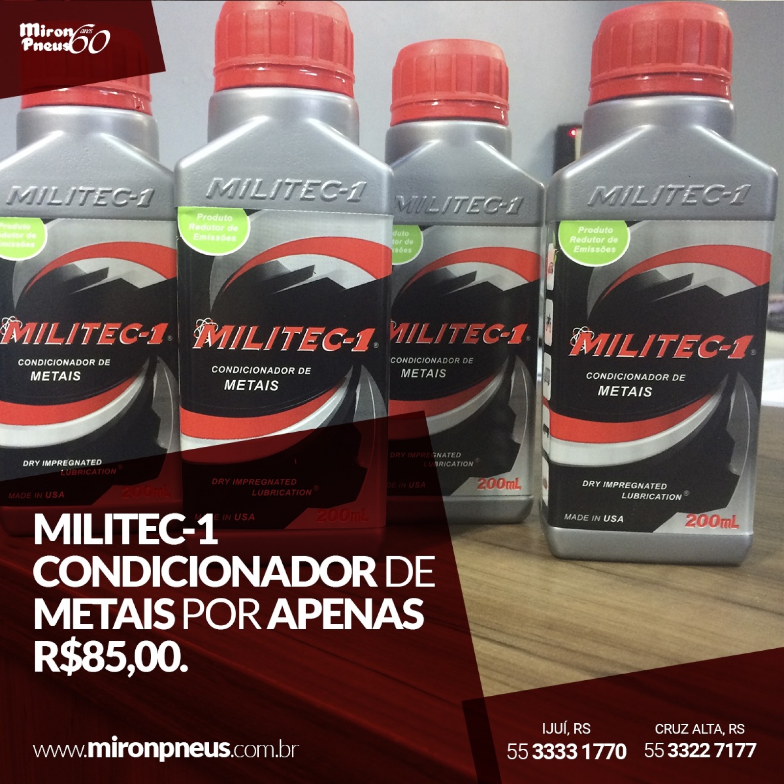 Militec-1 Condicionador de Metais 